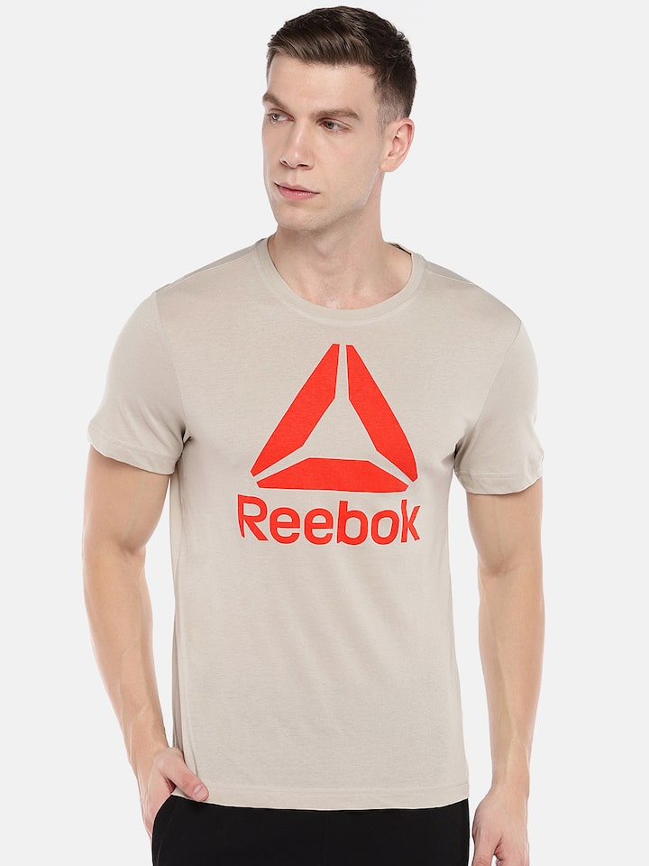 Reebok Mens Qqr Stacked T-Shirt 