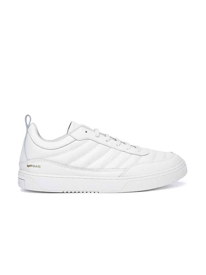 Buy Gas Men White Elvis Leather Sneakers Casual Shoes For Men 8221775 Myntra On stockx, every sneaker you want is always available and authentic.