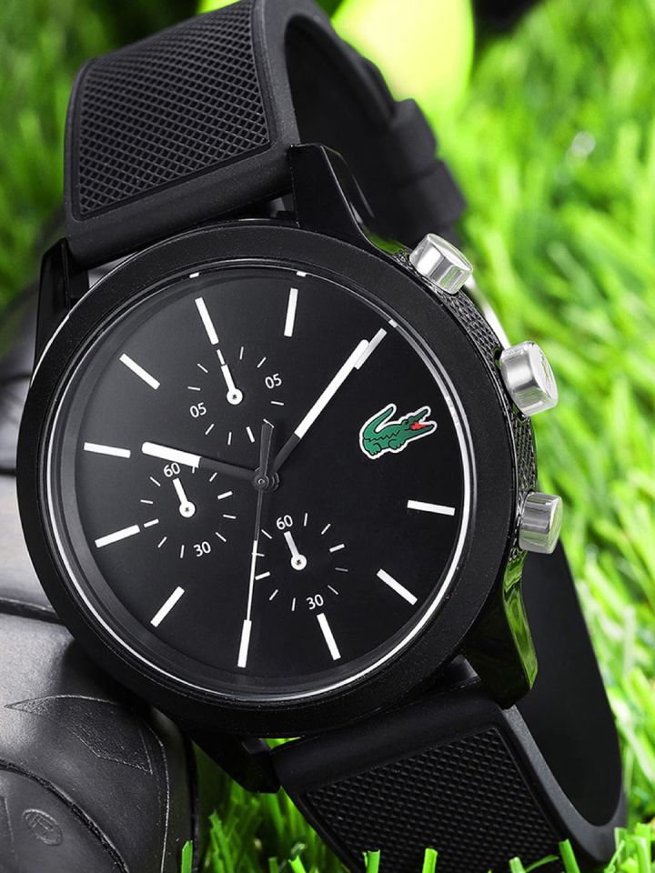Lacoste 12.12 watch sales black