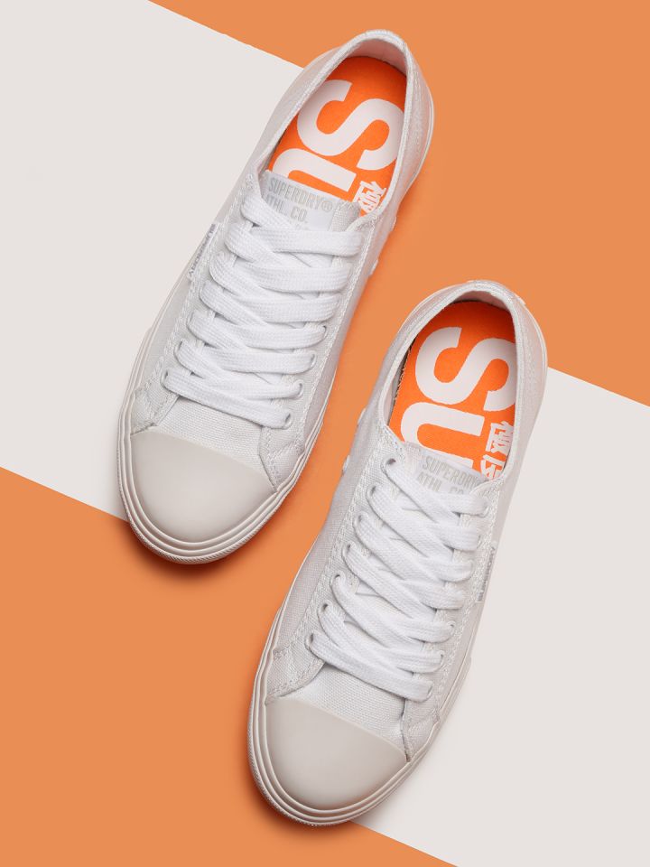 superdry white shoes