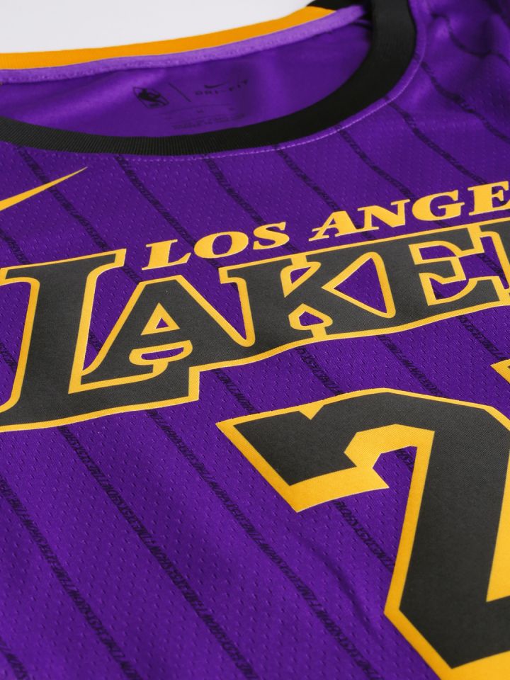 Buy Nike Men Purple Los Angeles Lakers LeBron James SWGMN