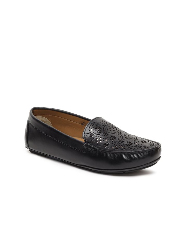 Ruosh Women Black Driving Shoes