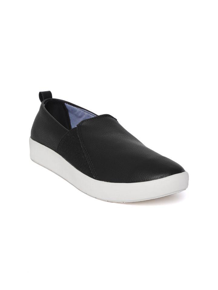 keds black slip on sneakers