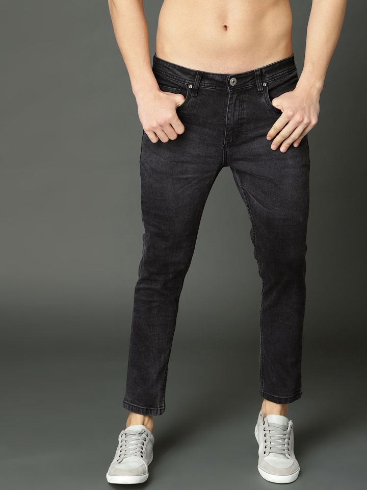 Roadster Men Black Super Skinny Fit Mid Rise Clean Look Stretchable Jeans