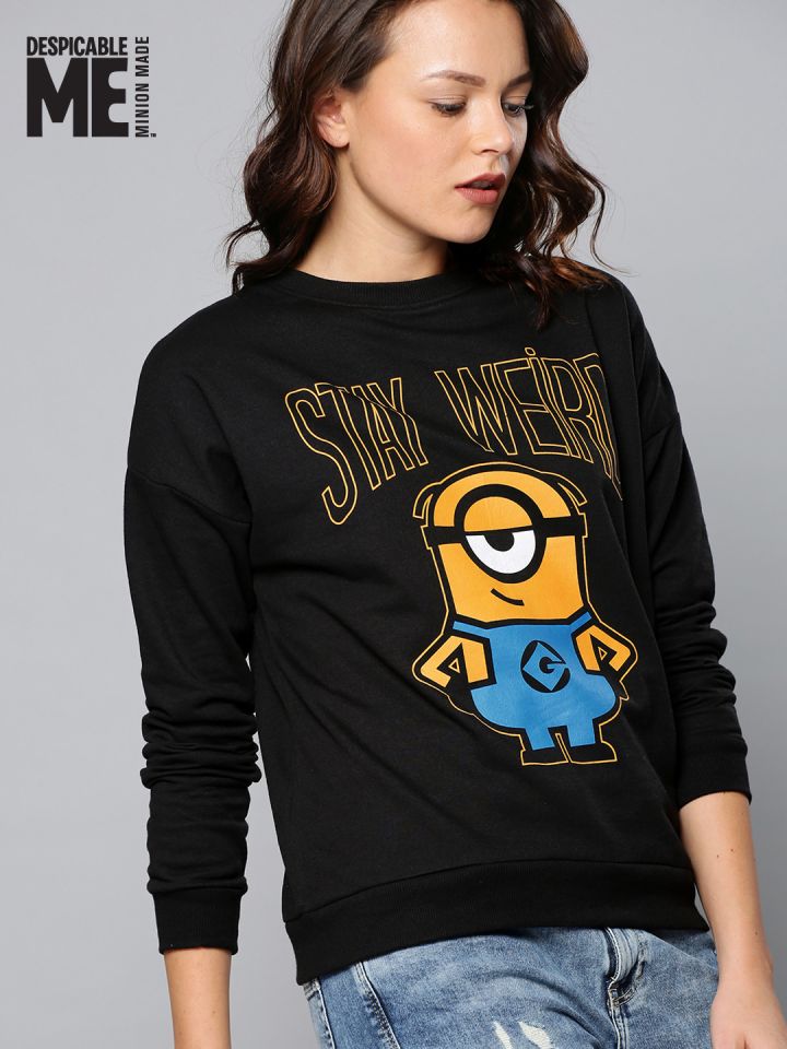 Minion clearance sweatshirt womens