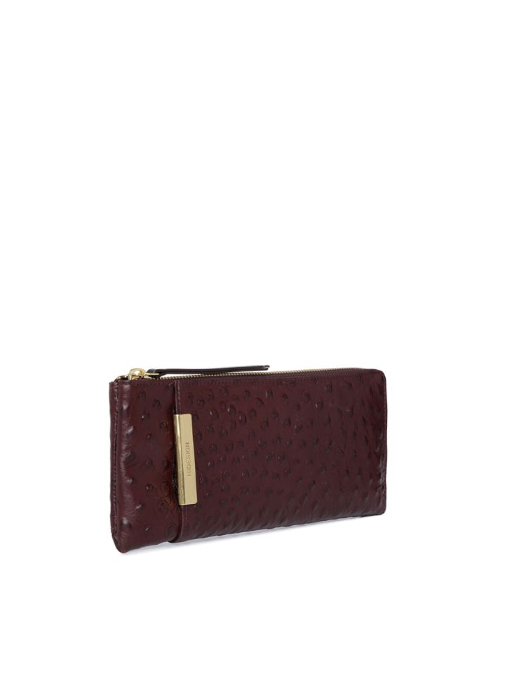 Buy Hidesign Women Brown Solid Zip Around Wallet Wallets for