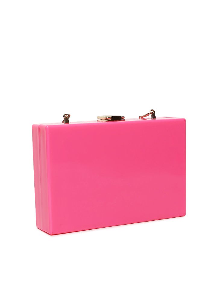 red clutch bag forever 21
