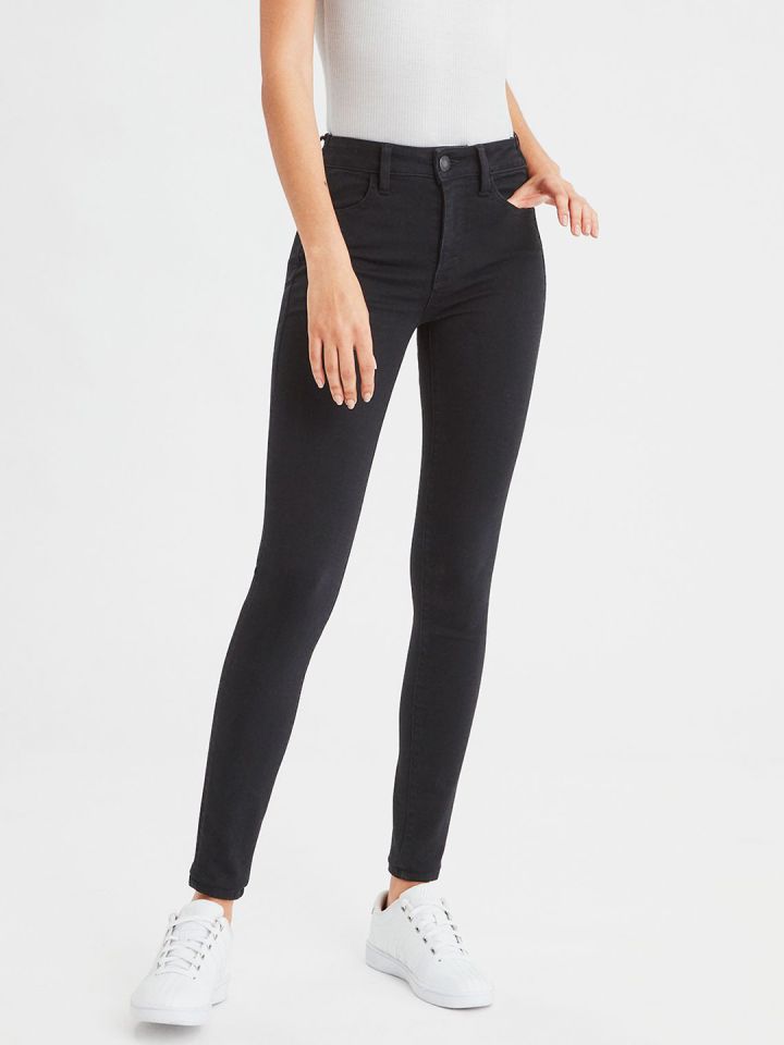 american eagle women's black pants