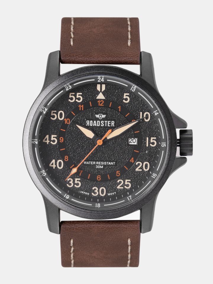Buy Roadster Men Charcoal Analogue Watch MFB PN NF9076 Watches