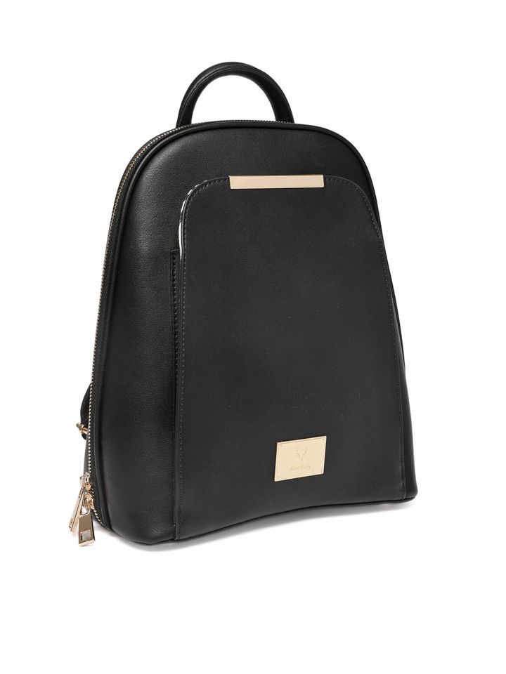 allen solly black backpack