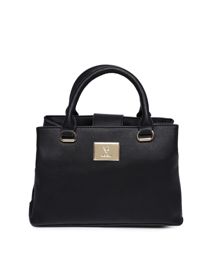 Allen solly black solid handheld bag Clearance