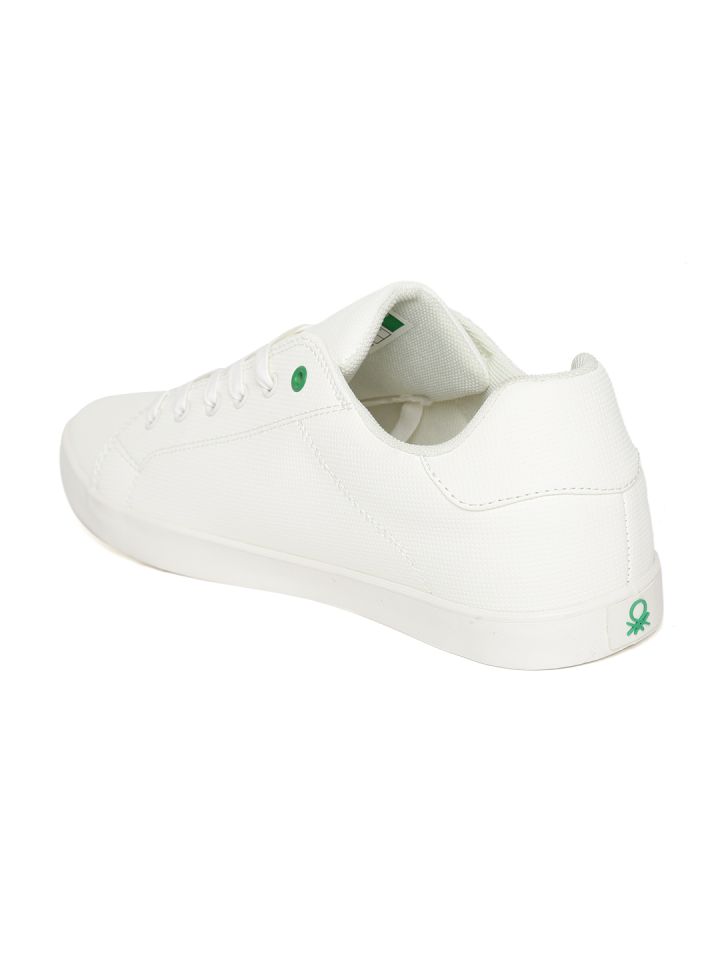 United colors of benetton men's sneakers white sales