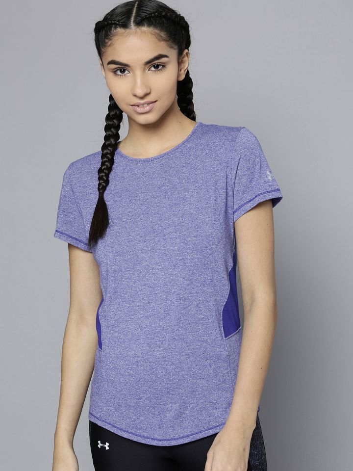 Buy UNDER ARMOUR Women Blue Swyft T Shirt Tshirts for Women