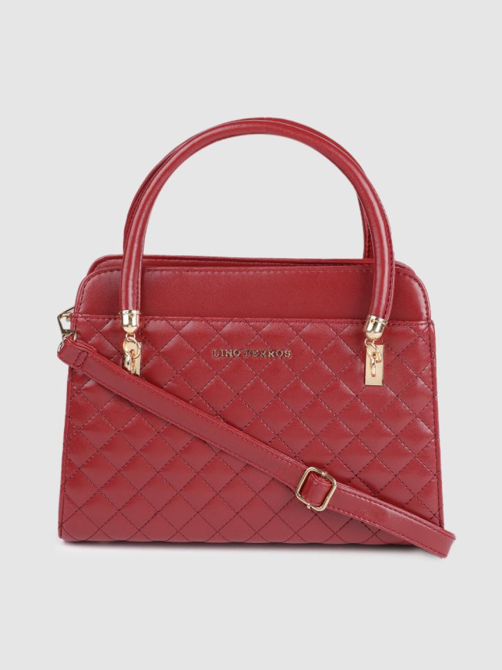 Lino perros online red handbag