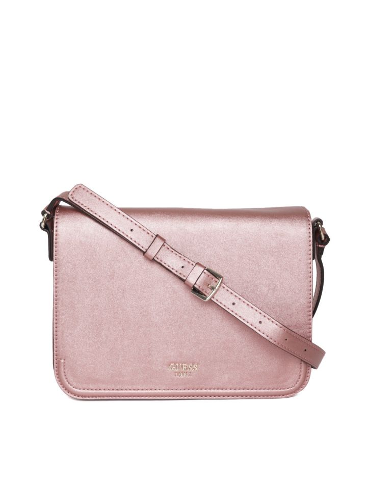 guess sling bag pink