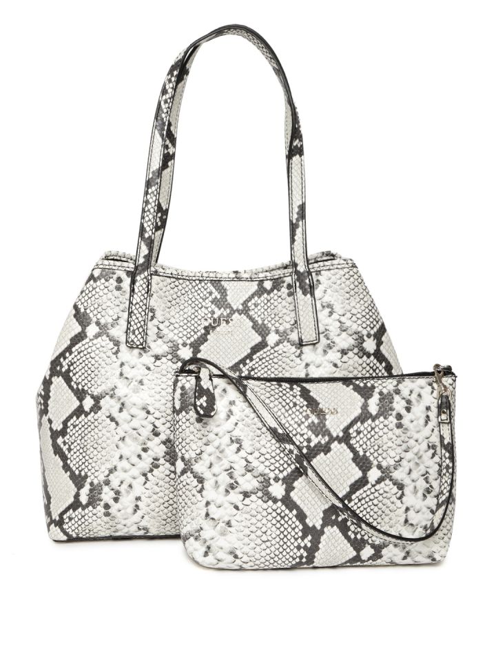 guess snakeskin bag