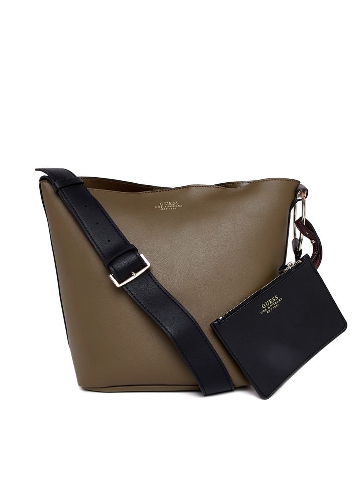 guess olive green bag