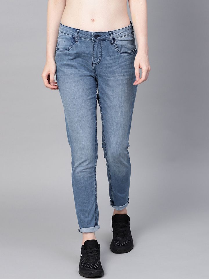 Hrithik Roshan Women Blue Skinny Fit 
