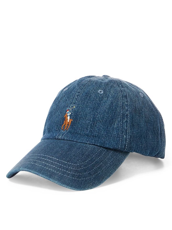 Ralph lauren baseball cap blue Clearance