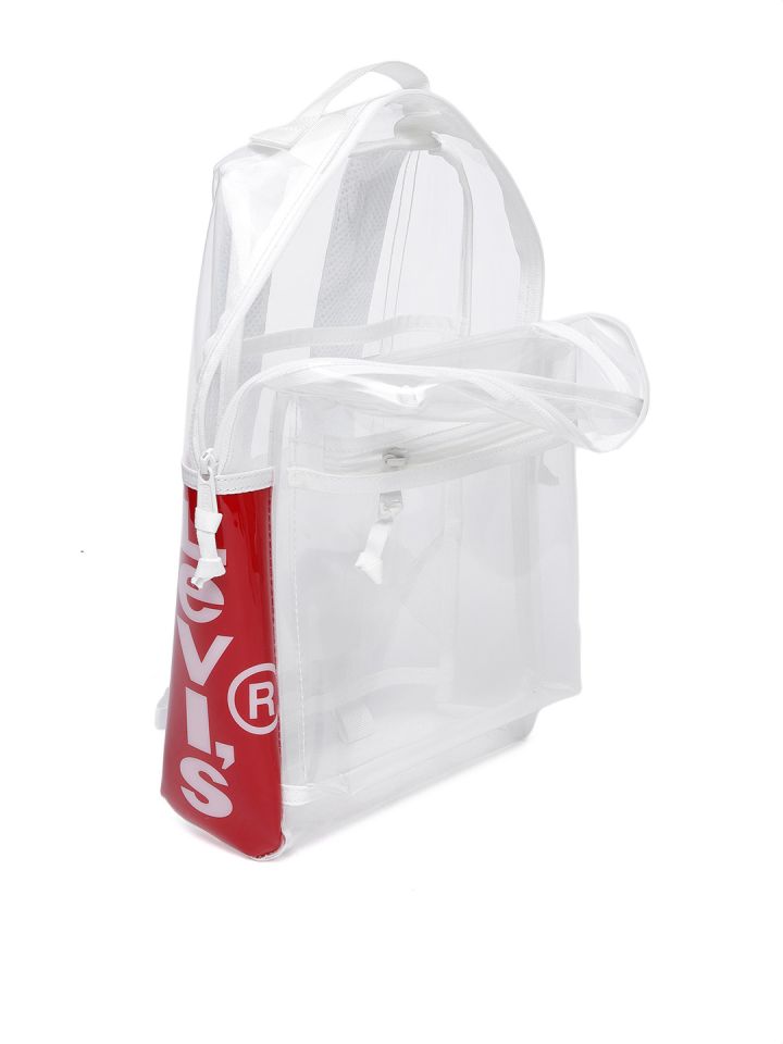 levis transparent backpack