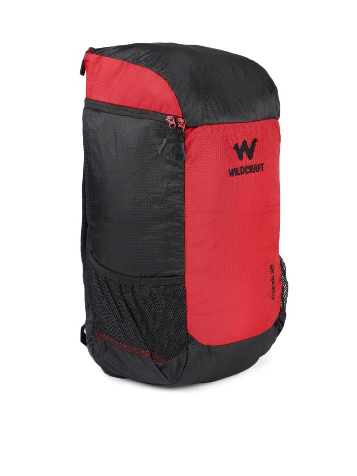 Wildcraft Unisex Black Red Creek 35 Rucksack