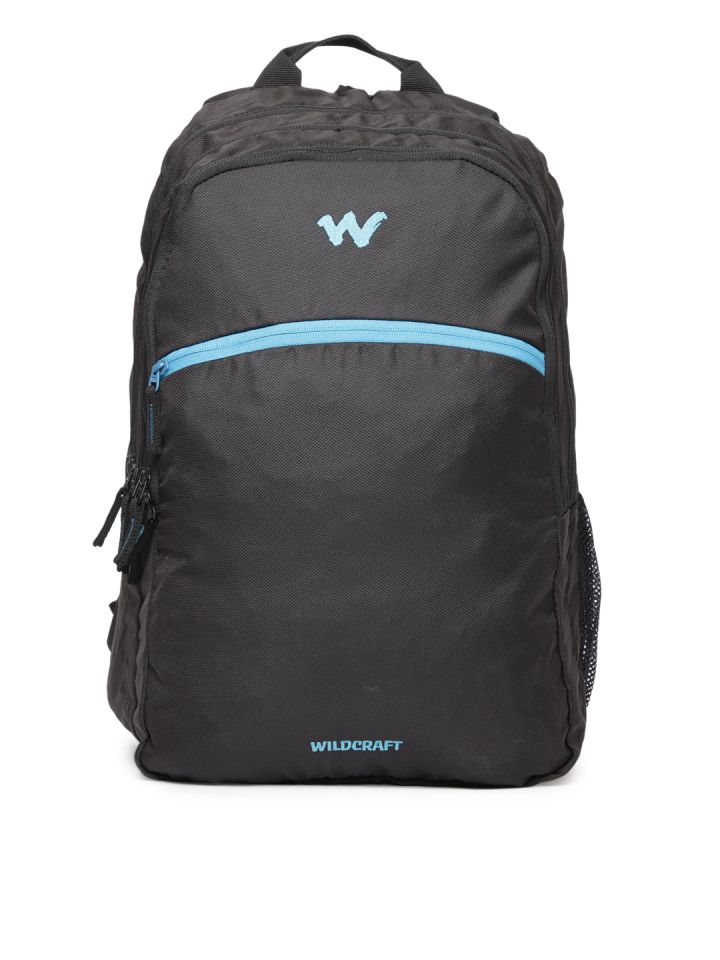 Wildcraft Unisex Black Solid Backpack