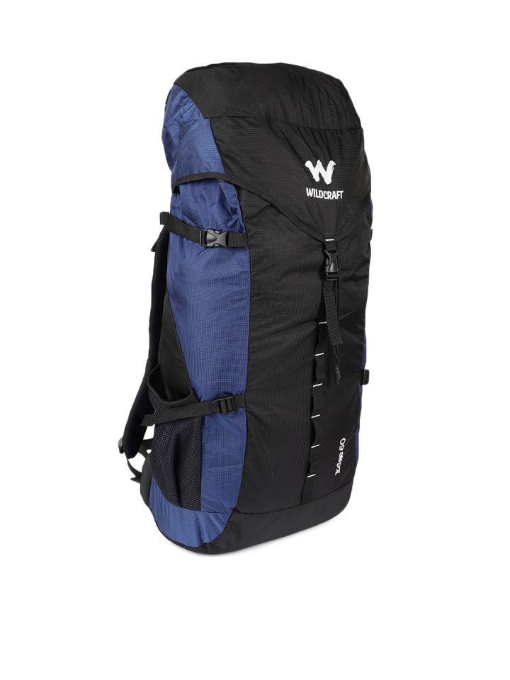 Wildcraft 60 new arrivals ltrs black rucksack