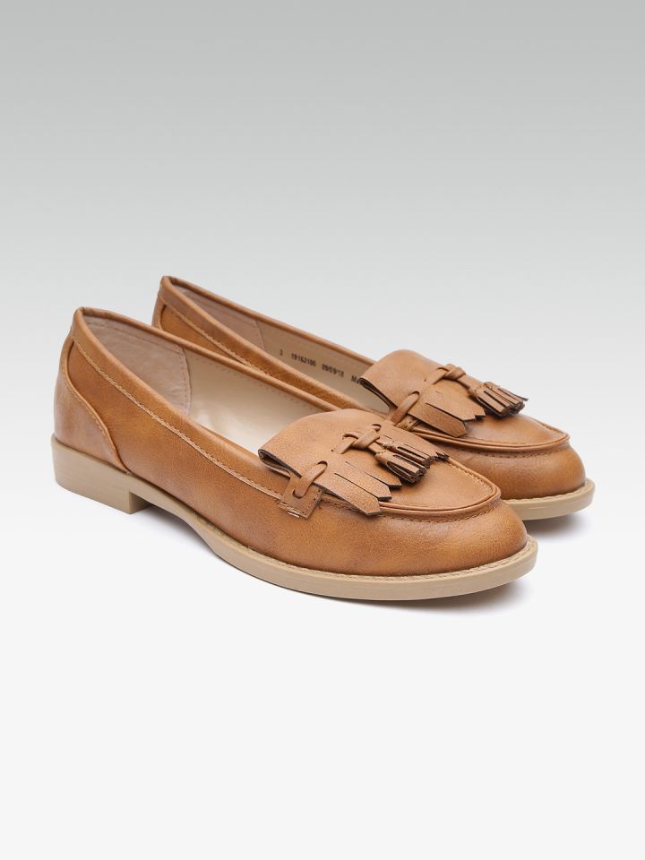 Dorothy perkins tan loafers store