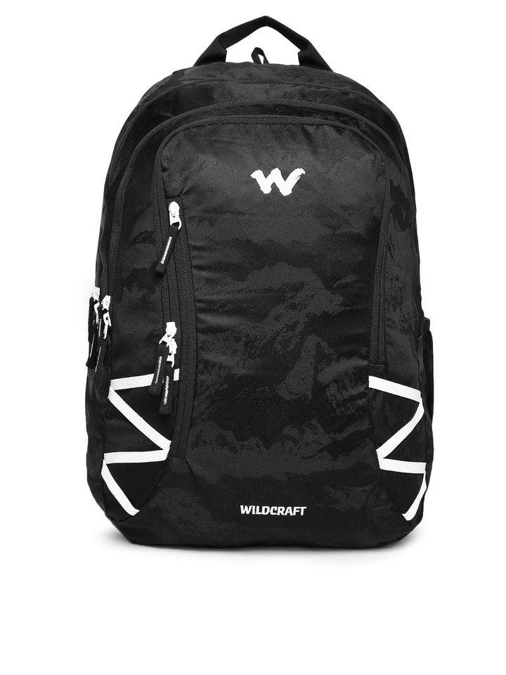 Wildcraft unisex black solid backpack clearance