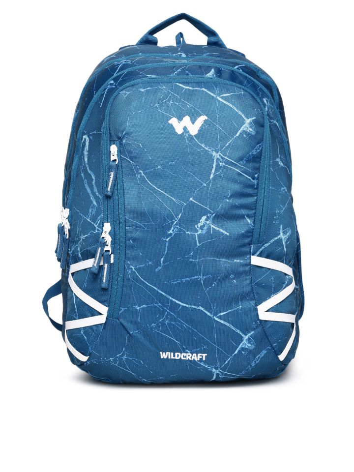 Wildcraft men blue 2024 graphic backpack