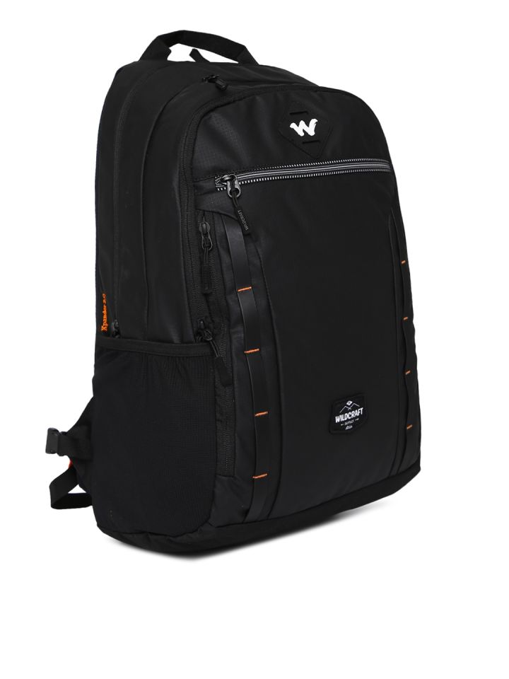Buy Wildcraft Unisex Black Xpander 2.0 Solid Backpack Backpacks