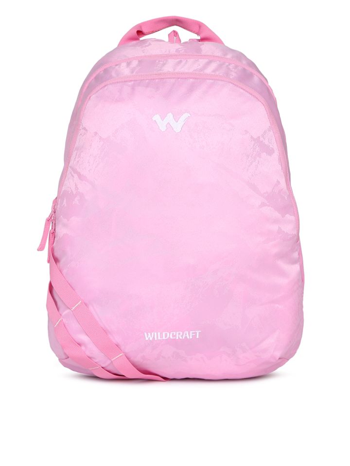 Wildcraft pink top backpack