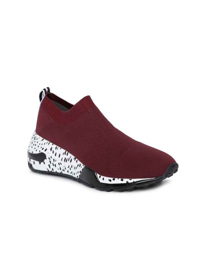 steve madden burgundy sneakers