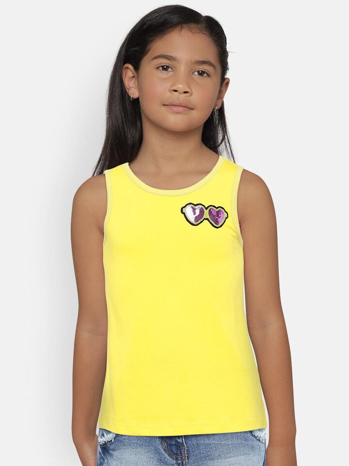 United Colors of Benetton Girls Kniited Tank Top 
