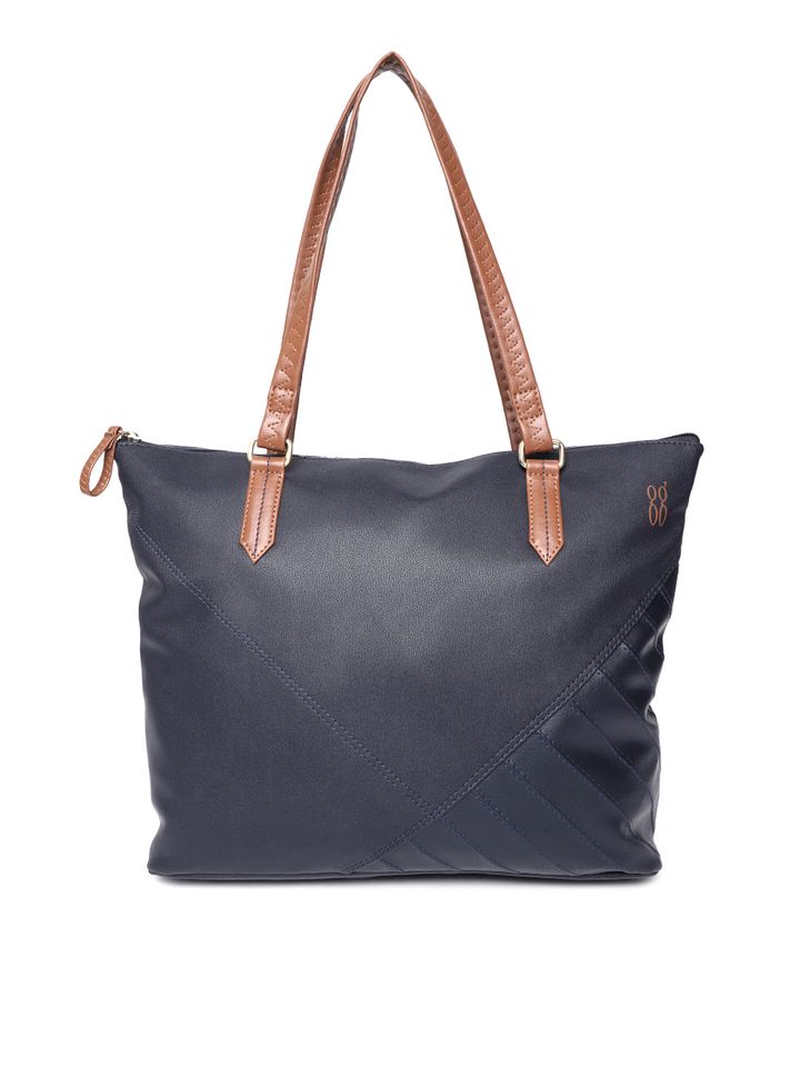 Buy Baggit Navy Blue Solid Shoulder Bag 