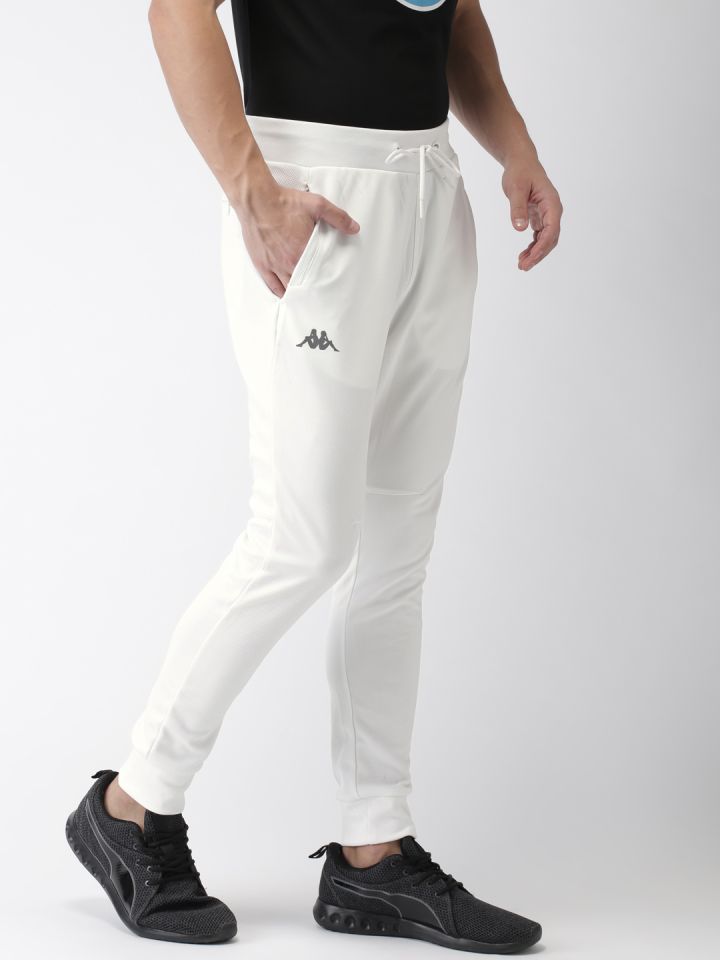 Buy Kappa Men White Skin Fit SKIPPER Joggers Track Pants for Men