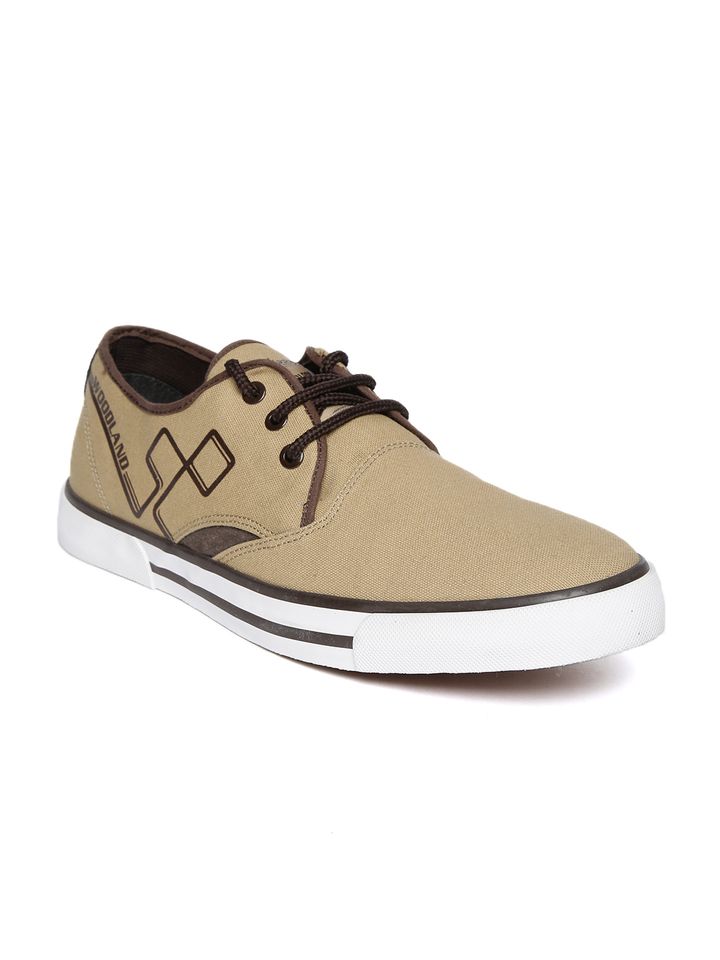 woodland khaki casual sneakers