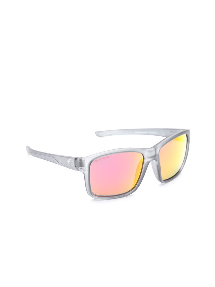 Buy Fastrack Men Mirrored Wayfarer Sunglasses P422RD1 Sunglasses