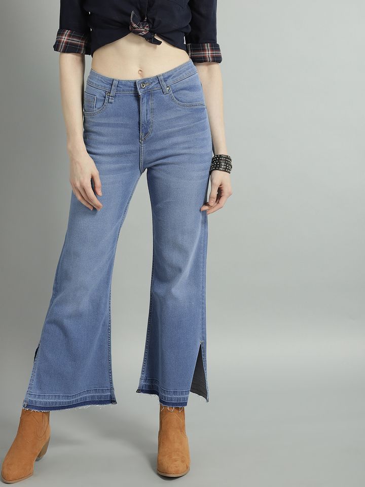 flared jeans myntra