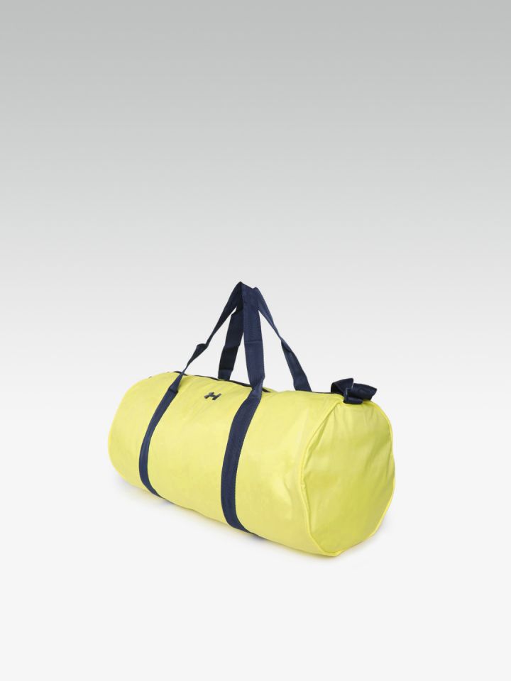 Yellow under top armour duffle bag