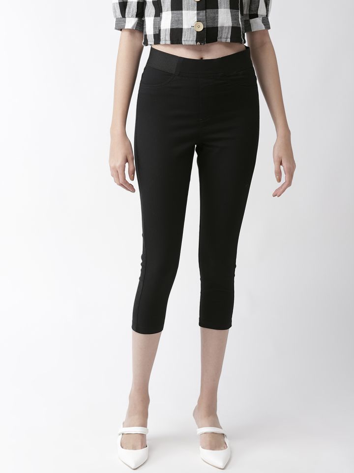 marks and spencer black jeggings