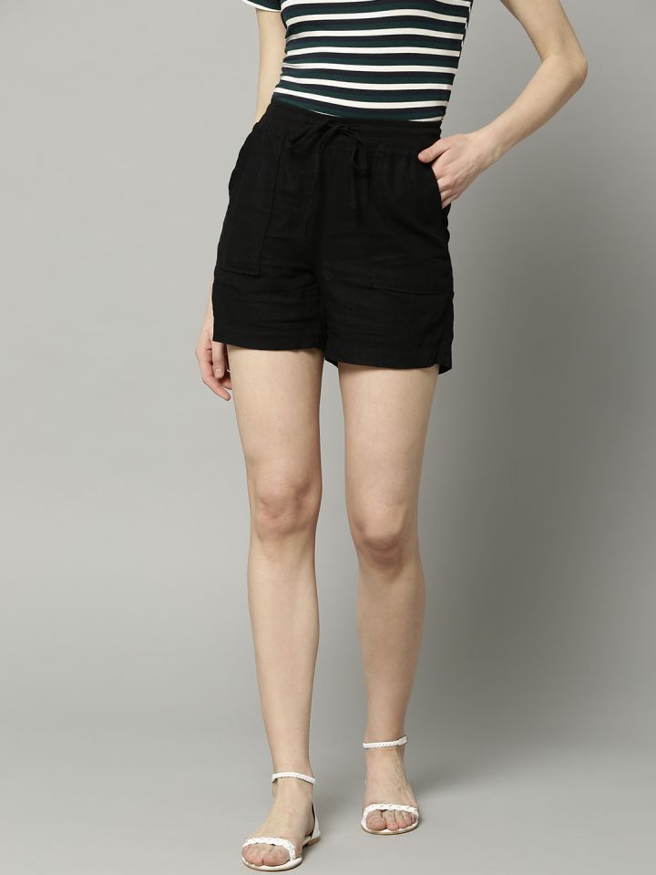 Myntra shorts sales for ladies