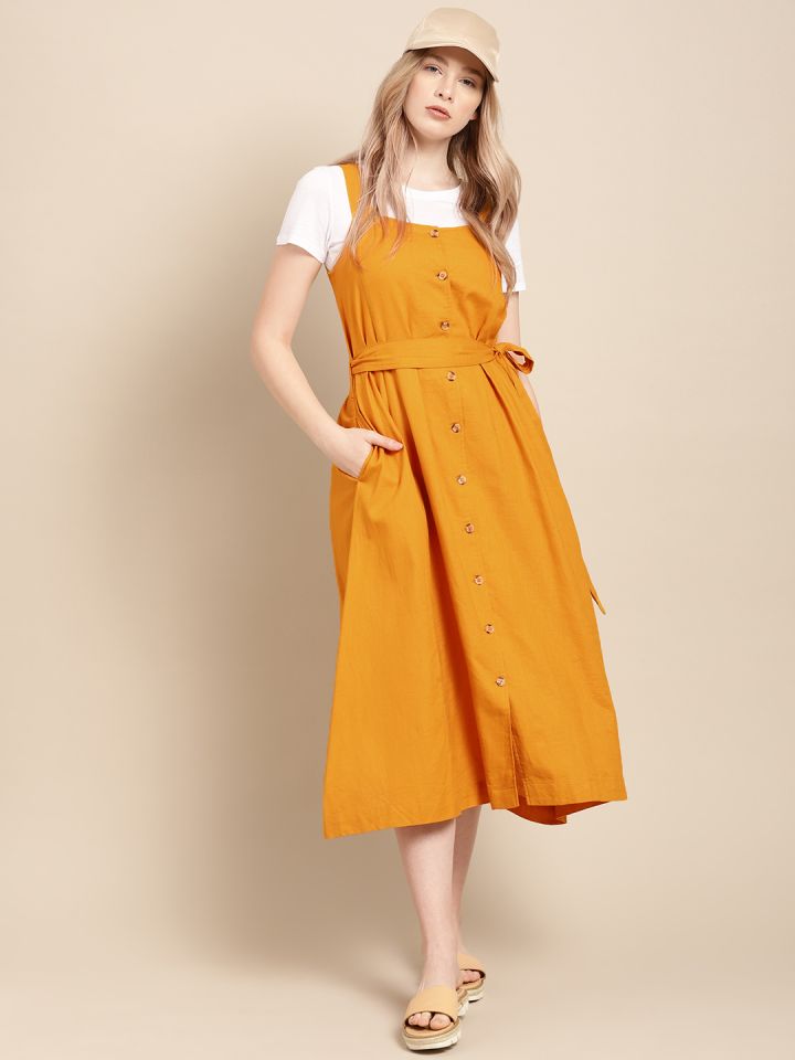 Yellow pinafore outlet