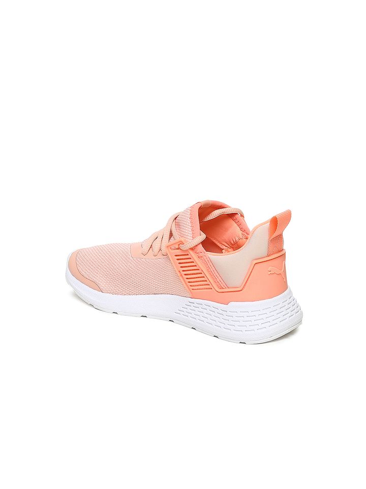 Buy Puma Girls Peach Coloured Insurge Mesh Jr Sneakers Casual