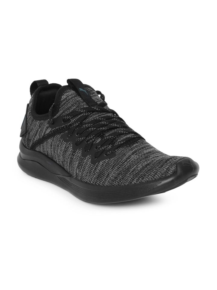 Puma ignite flash top evoknit in black
