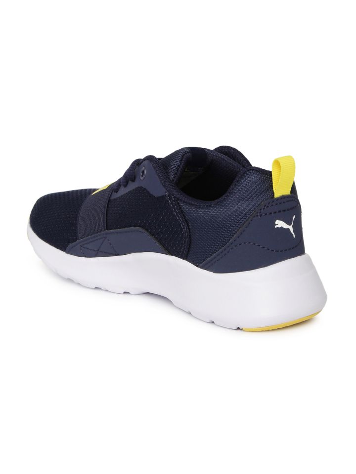 Buy Puma Kids Navy Blue Wired PS Running Shoes Sports Shoes for