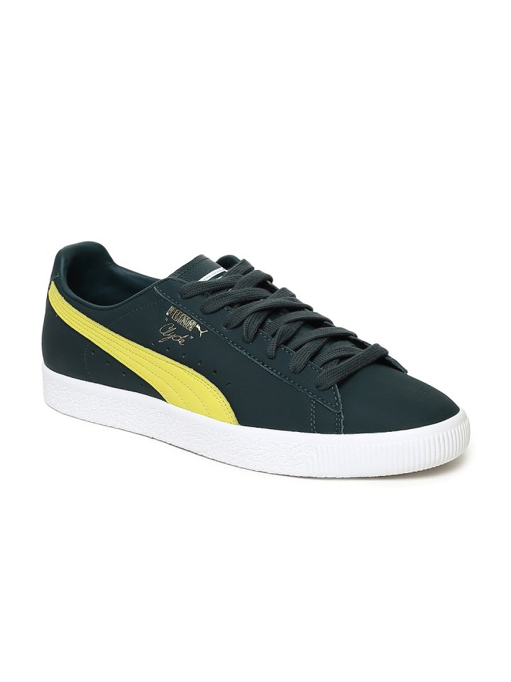 Puma clyde clearance core leather sneakers