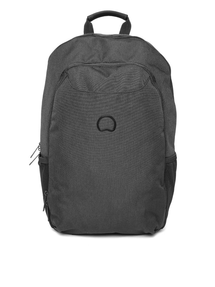 delsey unisex black solid laptop backpack
