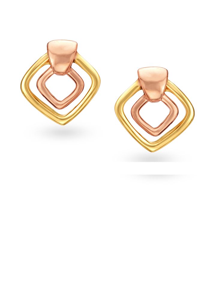 Tanishq mia discount gold earrings
