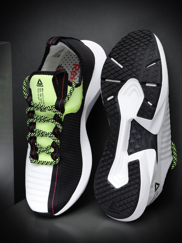 Reebok sole fury top white black lime
